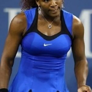 Nike Serena Williams Royal Blue/Black Tennis Dress